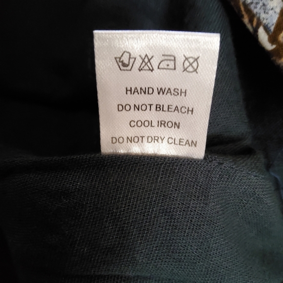 Toi Et Moi Floral Multicolor Print Crochet Embroidered Sleeveless Sheath Dress L - Picture 12 of 12